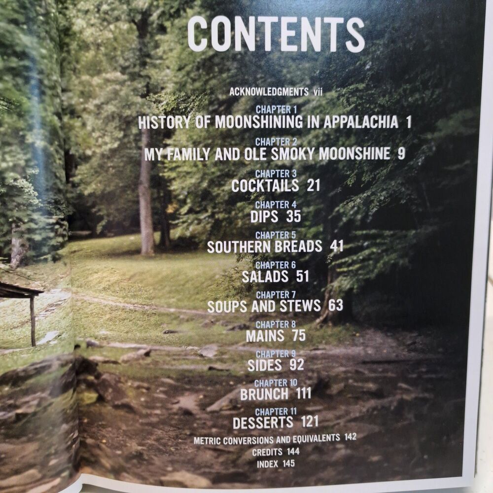 Shining Ole Smoky Mountain Moonshine Family Cookbook Hardcover - Picture 5 of 5